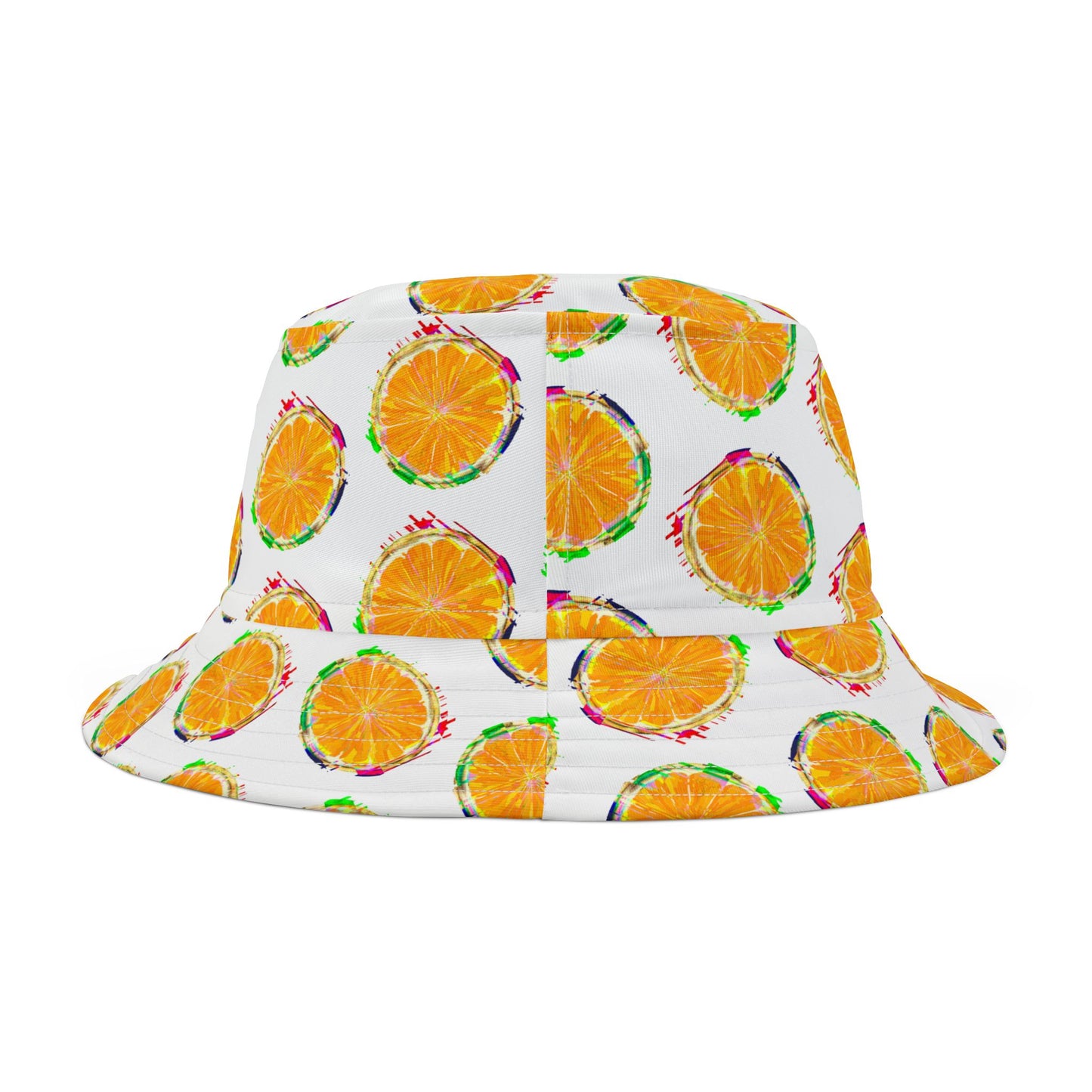 Glitched lemon Bucket Hat (AOP)