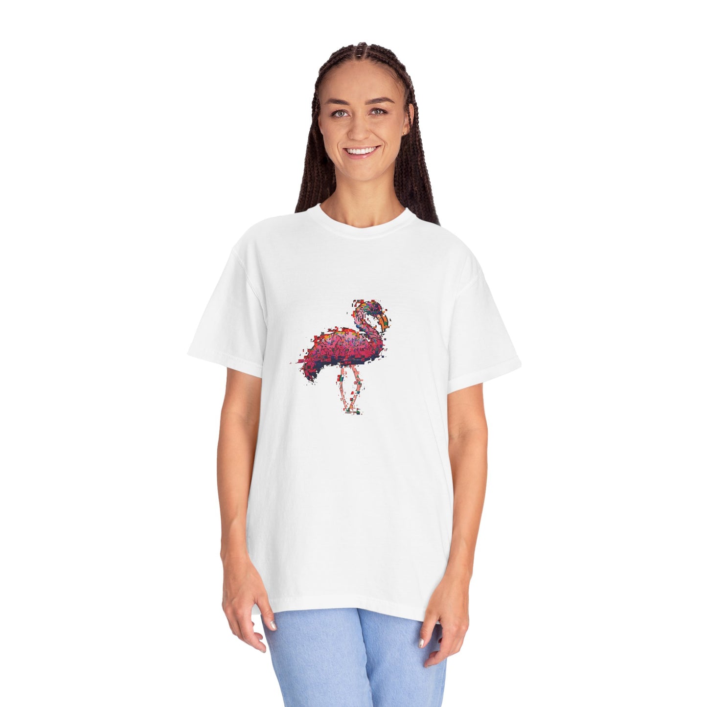 Glitched Flamingo T-shirt